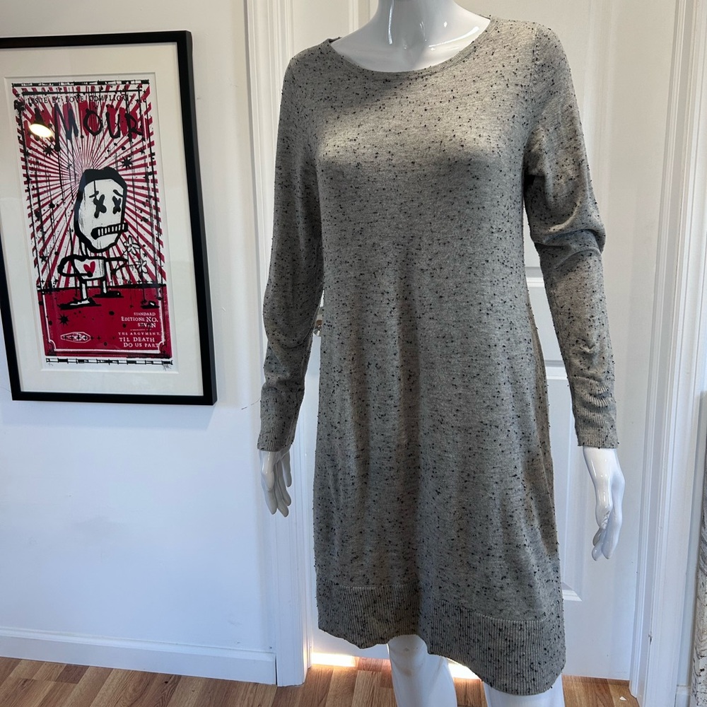 Keyhole sweater dress